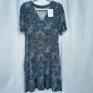 Garnet Hill Jersey Knit Dress Womens Small NWT